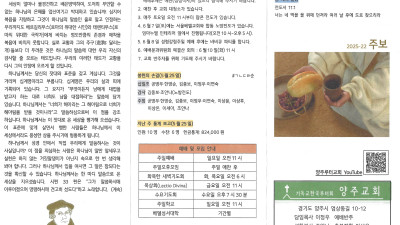 2025년 6월 1일 주보