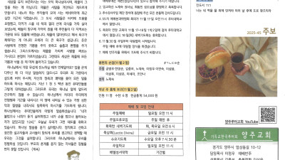 2025년 11월 9일 주보