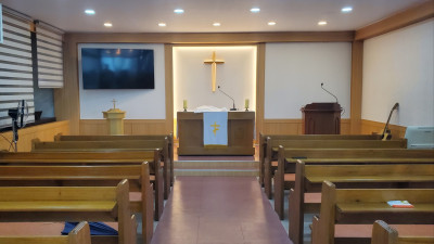 교회 채플실 내부1